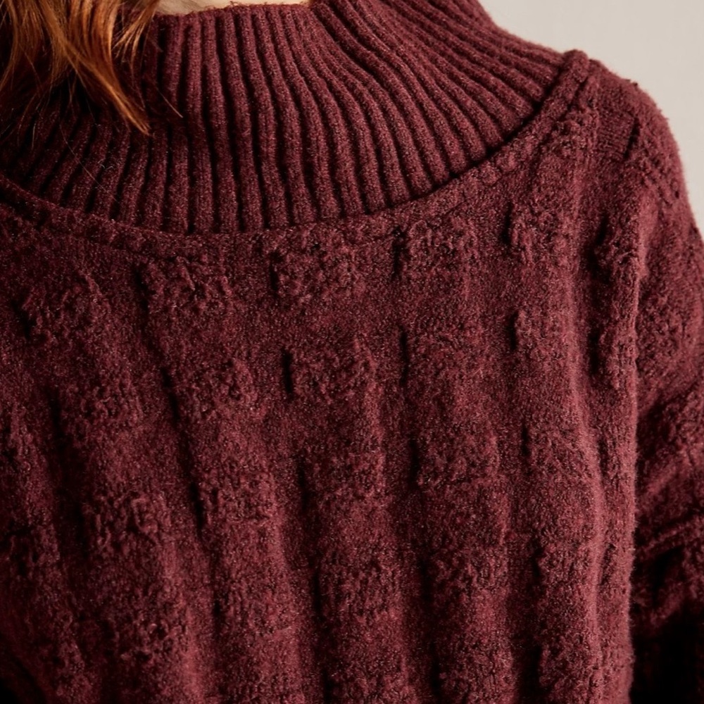 Free people Care FP Soul Searcher Mock Neck Sweater - Picture 4 of 7